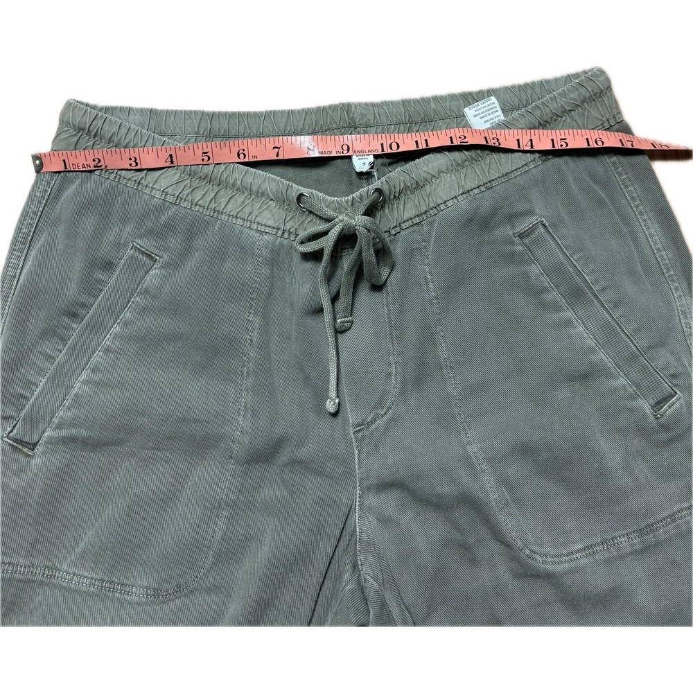 James Perse Standard Army Green Casual Pants Women's Size 3 (L) Skinny - Picture 6 of 10